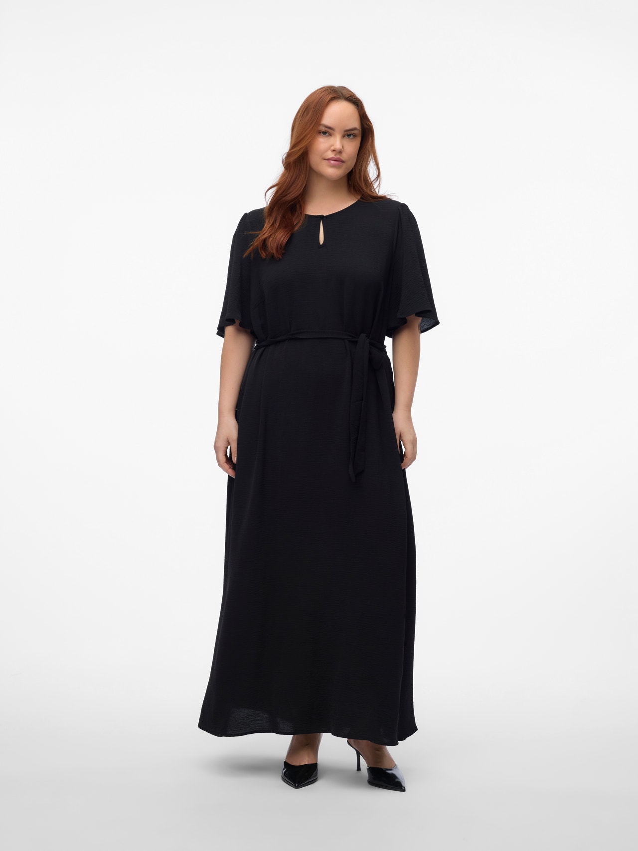 Vero Moda VMALVA Lange jurk -Black - 10314051