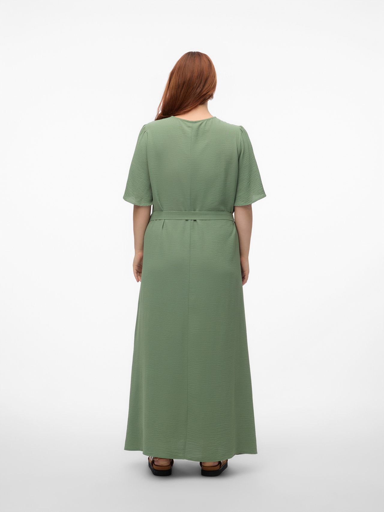 Vero Moda VMALVA Długa sukienka -Hedge Green - 10314051