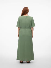 Vero Moda VMALVA Długa sukienka -Hedge Green - 10314051