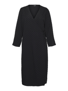 Vero Moda VMVILLA Lång klänning -Black - 10314053