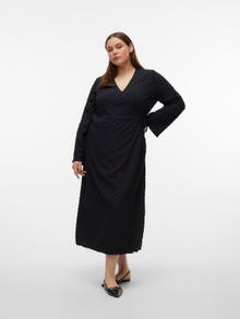 Vero Moda VMVILLA Long dress -Black - 10314053