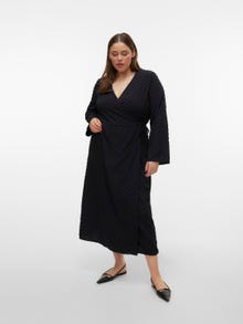 Vero Moda VMVILLA Lång klänning -Black - 10314053
