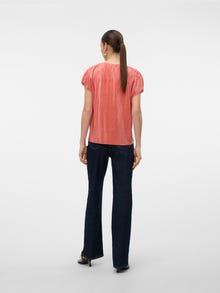 Vero Moda VMMUVI Top -Burnt Sienna - 10314059