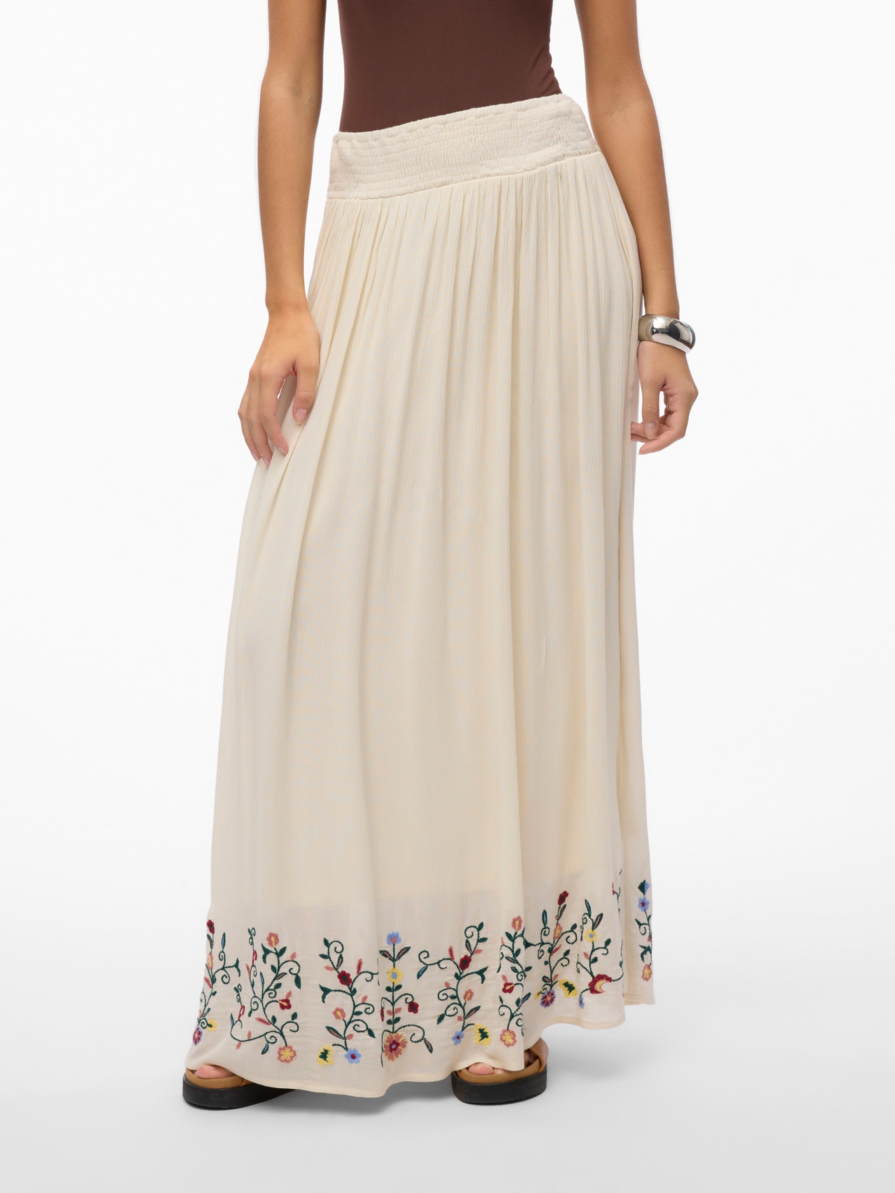 Vero Moda VMSINA Long skirt -Birch - 10314107