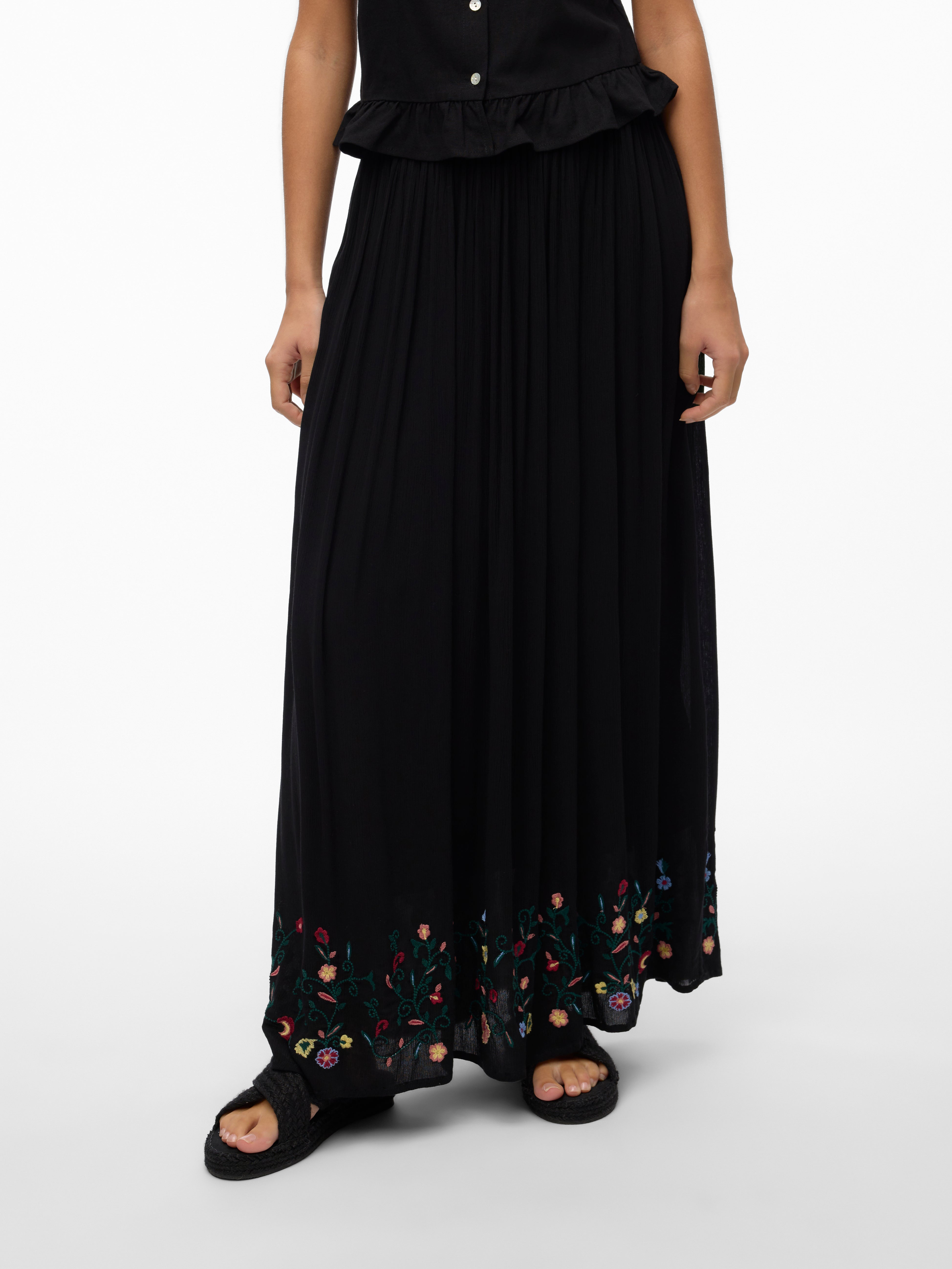VMEASY Long Skirt - Black main image 0