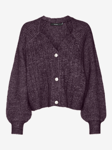 Vero Moda VMMEILANI Knit Cardigan -Plum Perfect - 10314135