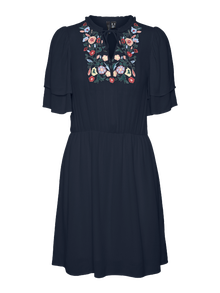 Vero Moda VMSINA Kort kjole -Navy Blazer - 10314161