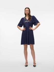Vero Moda VMSINA Kurzes Kleid -Navy Blazer - 10314161