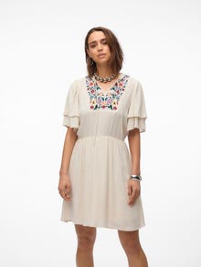 Vero Moda VMSINA Kort kjole -Birch - 10314161