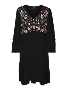 Vero Moda VMSINA Kort klänning -Black - 10314163