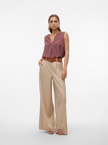 Vero Moda VMELVA Top -Rose Brown - 10314181