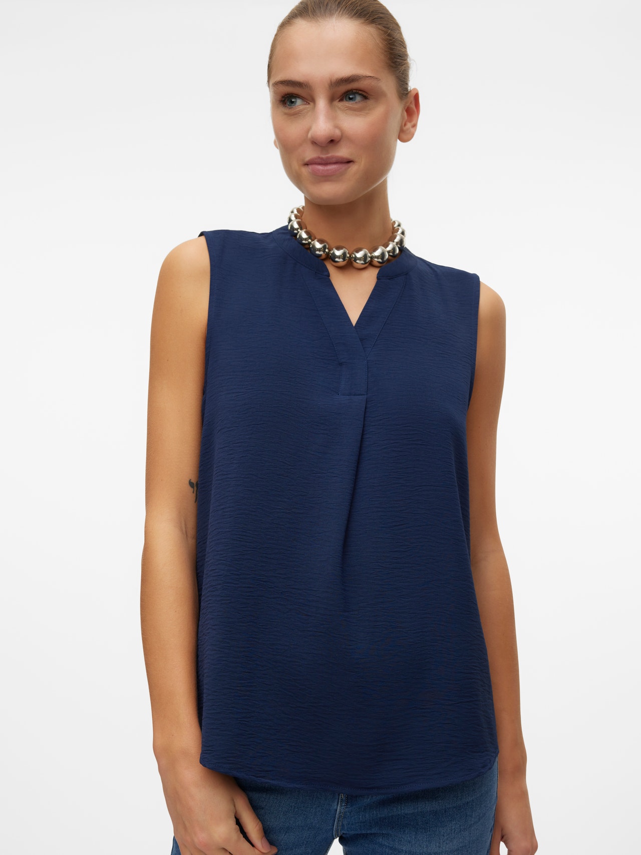 Vero Moda VMELVA Top -Navy Blazer - 10314181