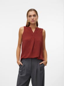 Vero Moda VMELVA Top -Madder Brown - 10314181