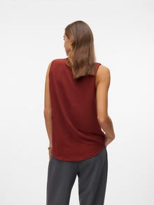 Vero Moda VMELVA Top -Madder Brown - 10314181