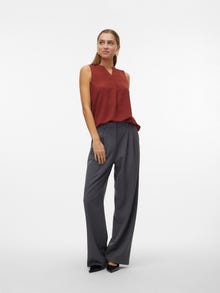 Vero Moda VMELVA Top -Madder Brown - 10314181
