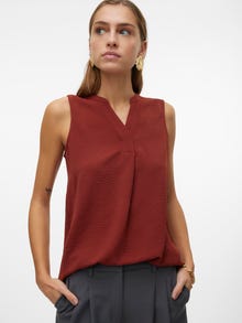 Vero Moda VMELVA Top -Madder Brown - 10314181