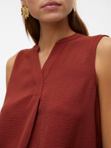 Vero Moda VMELVA Top -Madder Brown - 10314181