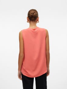 Vero Moda VMELVA Topp -Georgia Peach - 10314181