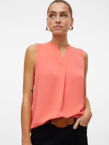 Vero Moda VMELVA Topp -Georgia Peach - 10314181