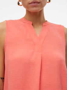 Vero Moda VMELVA Topp -Georgia Peach - 10314181