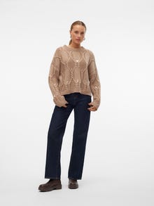 Vero Moda VMUNA Pullover -Silver Mink - 10314239