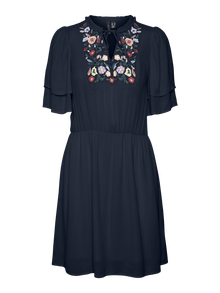 Vero Moda VMSINA Kort kjole -Navy Blazer - 10314278