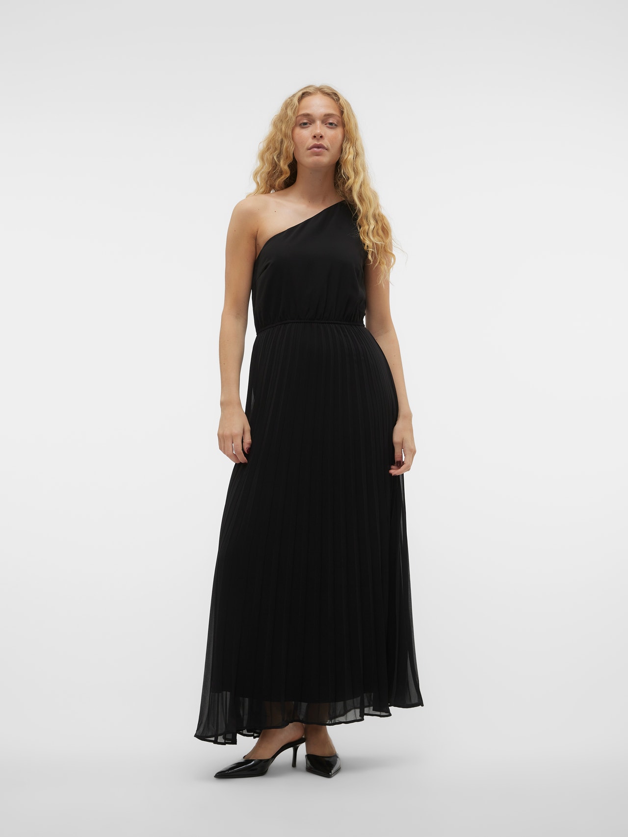 Vero Moda VMHOLLY Lång klänning -Black - 10314314