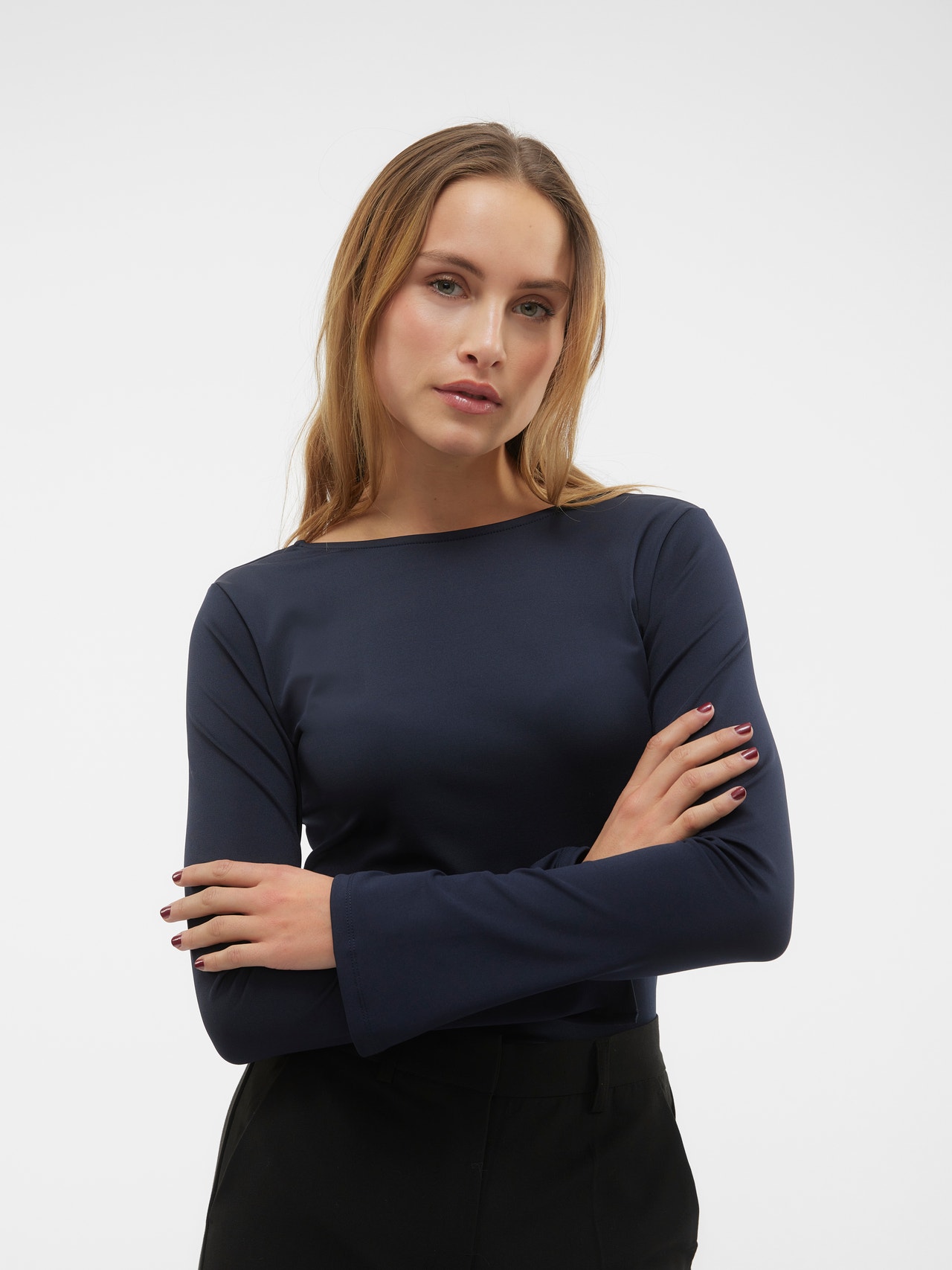 Vero moda VMMILLION SL SQUARE TOP 2-WAY JRS N 10305800 donkergroen Vero moda VMMILLION SL SQUARE TOP 2-WAY JRS N 10305800 donkergroen