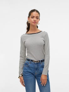 Vero Moda VMCHLOE T-skjorte -Snow White - 10314406