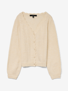 Vero Moda VMELEANOR Knit Cardigan -Birch - 10314458