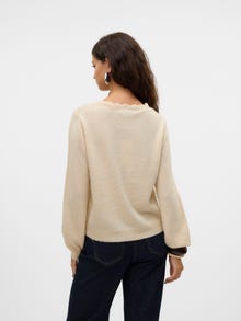 Vero Moda VMELEANOR Knit Cardigan -Birch - 10314458