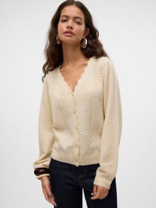 Vero Moda VMELEANOR Knit Cardigan -Birch - 10314458