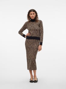 Vero Moda VMARIA High waist Long skirt -Black - 10314463