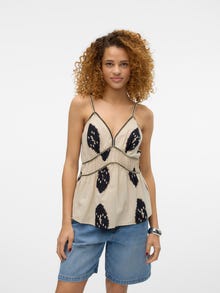 Vero Moda VMCARO Topp -Humus - 10314497
