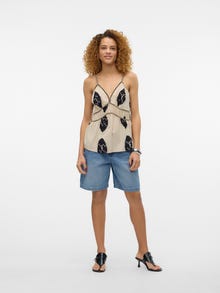 Vero Moda VMCARO Topp -Humus - 10314497