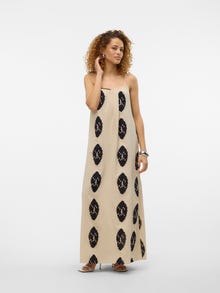 Vero Moda VMCARO Lang kjole -Humus - 10314500