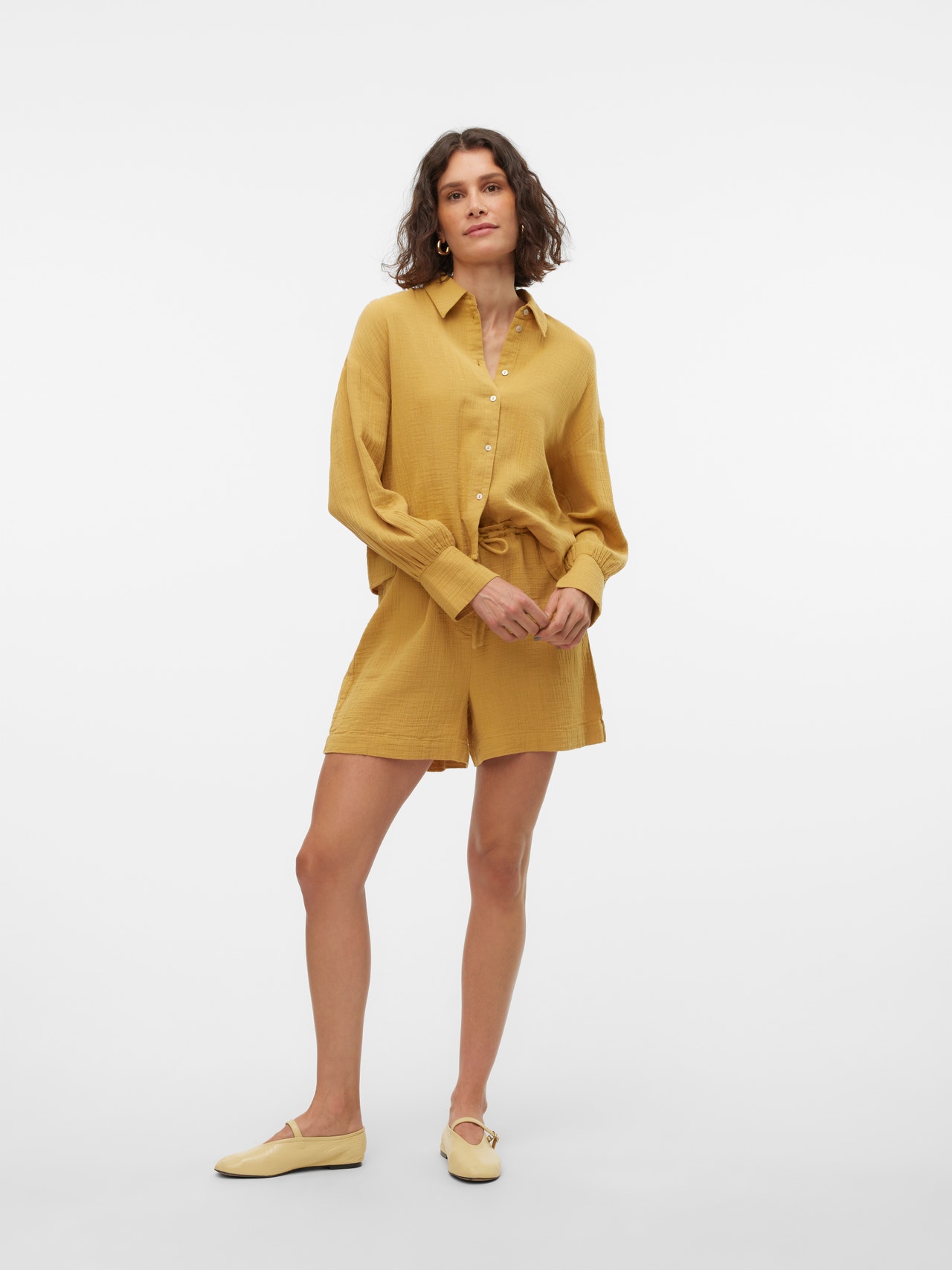 Vero Moda VMRIKKE Skjorte -Mustard Gold - 10314504