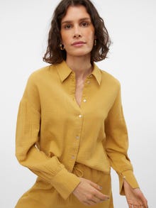 Vero Moda VMRIKKE Koszula -Mustard Gold - 10314504