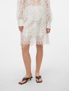 Vero Moda VMLINE High waist Skirt -Snow White - 10314520