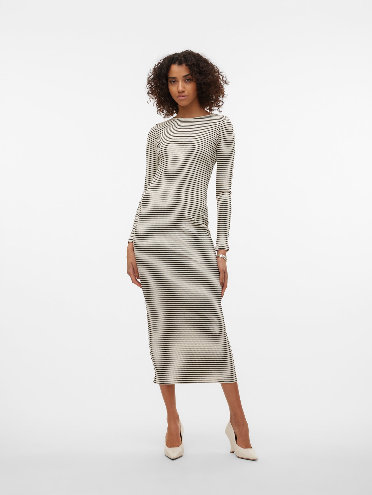 Vero Moda VMLENA Langes Kleid -Birch - 10314555