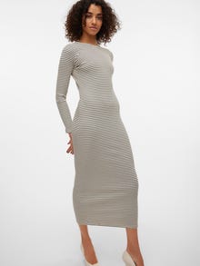 Vero Moda VMLENA Lång klänning -Birch - 10314555