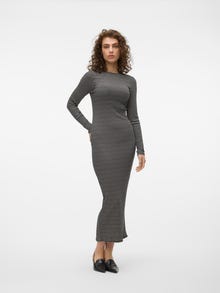 Vero Moda VMLENA Lang kjole -Black - 10314555