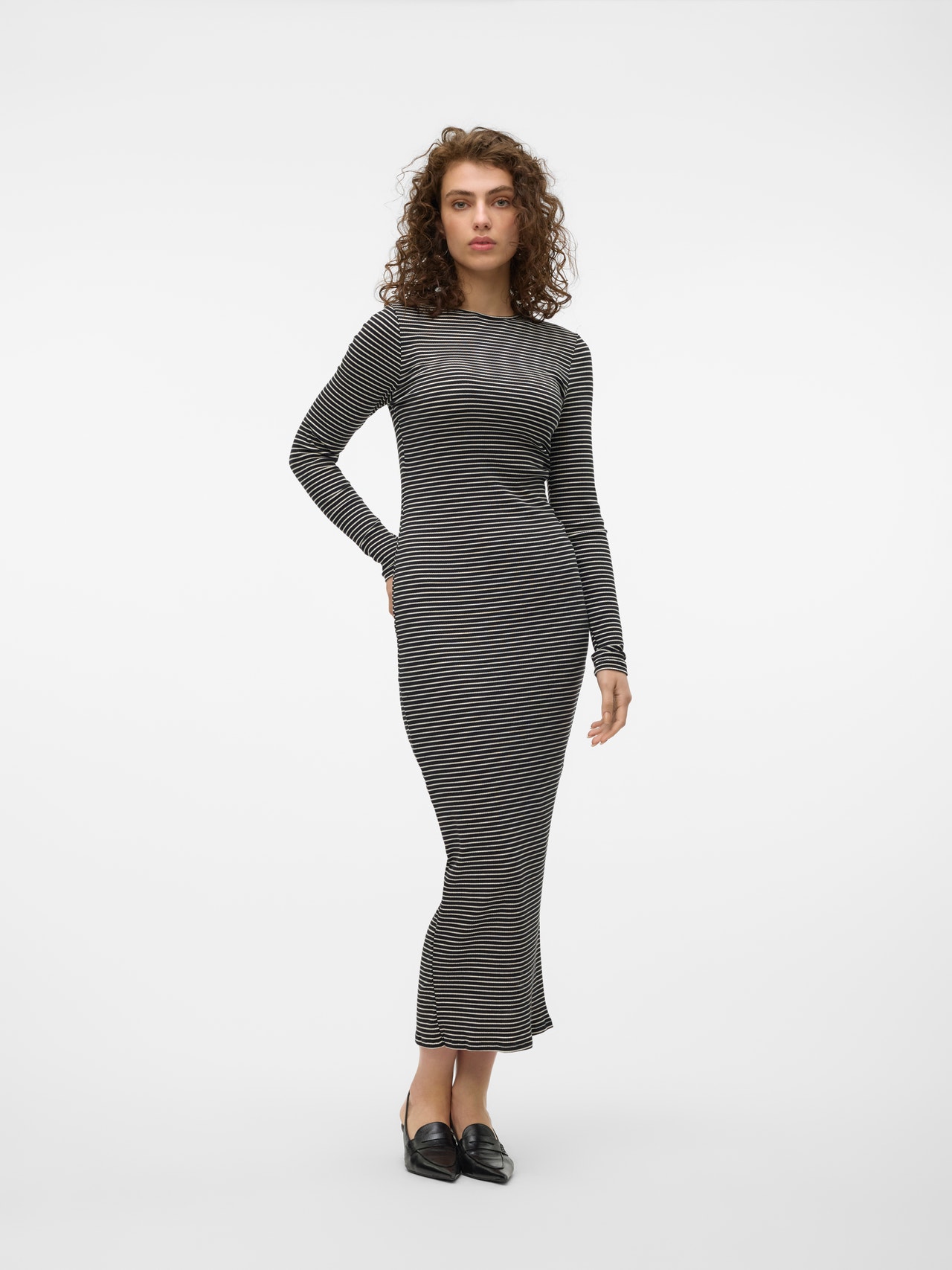 Vero Moda VMLENA Long dress -Black - 10314555