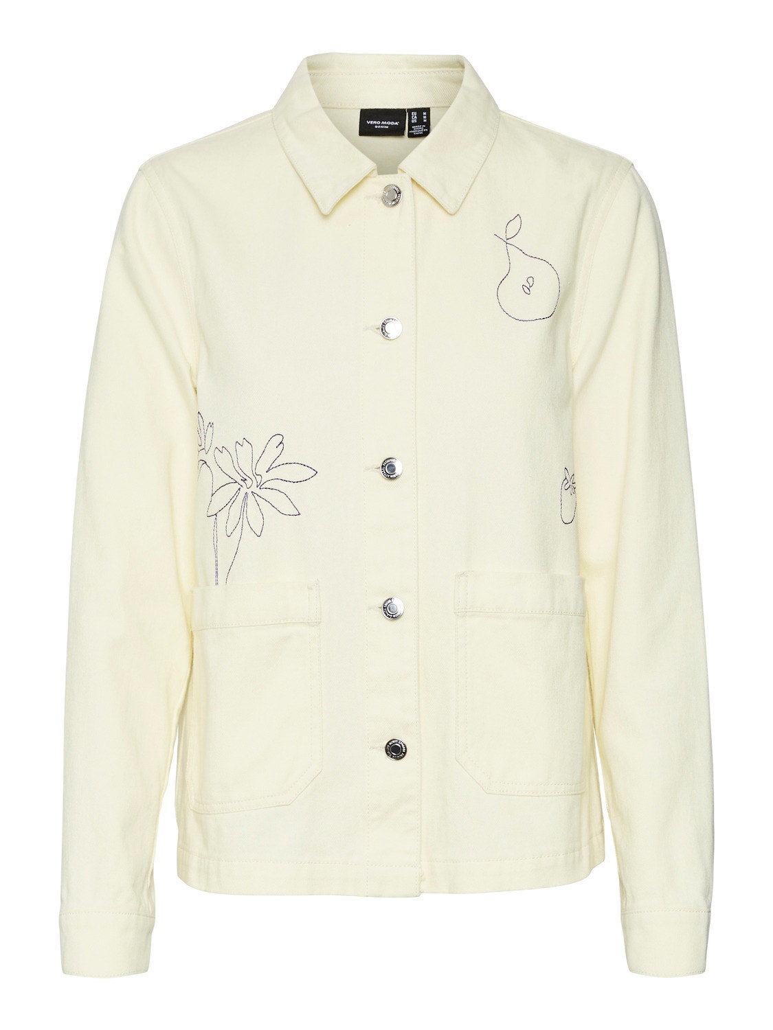 Vero Moda VMVILJA Denim jacket -Anise Flower - 10314575