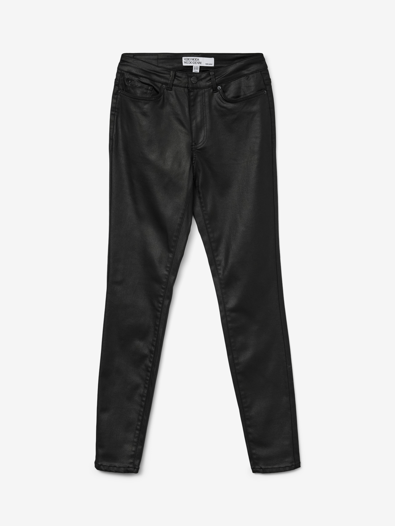 VMFLASH Mid rise Skinny Fit Jeans Black Vero Moda