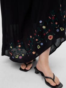 Vero Moda VMSINA High waist Long skirt -Black - 10314603