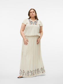 Vero Moda VMSINA High waist Long skirt -Birch - 10314603