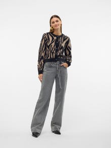 Vero Moda VMVALENTINA Knit Cardigan -Black - 10314613