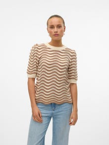 Vero Moda VMLYNETTE Pullover -Birch - 10314617