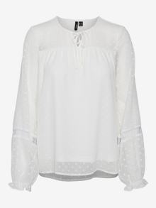 Vero Moda VMLEAH Top -Snow White - 10314692